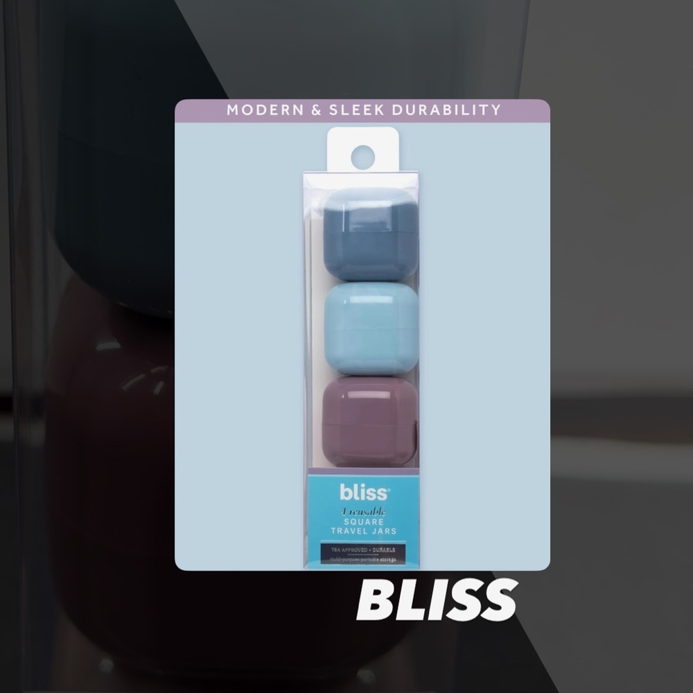 NIB Bliss Travel Jar Set